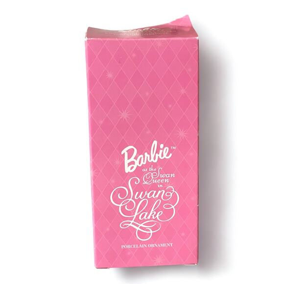 Barbie The Swan Queen In Swan Lake Porcelain Ornament In Box 1998 Avon - Picture 4 of 12